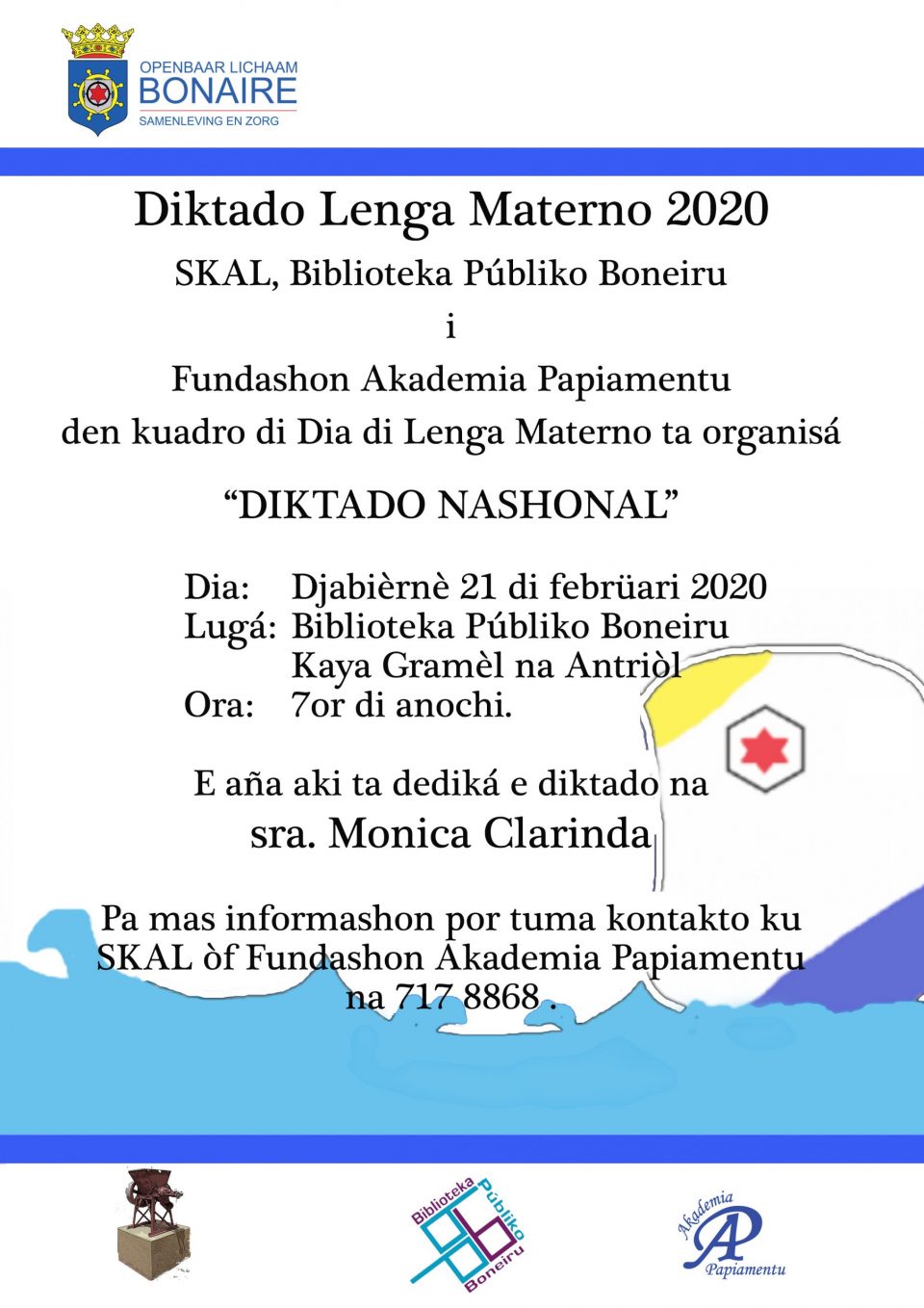 20200214 Poster Diktado Lenga Materno 2020 Scaled 1