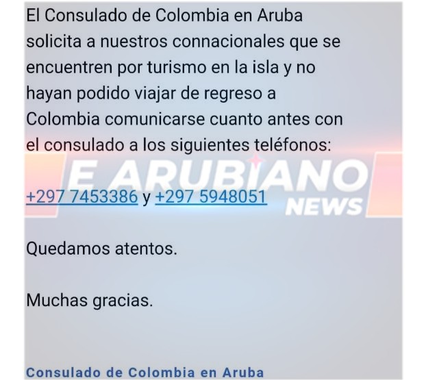 Colombia Consul Auba Biaha Turista Viahe