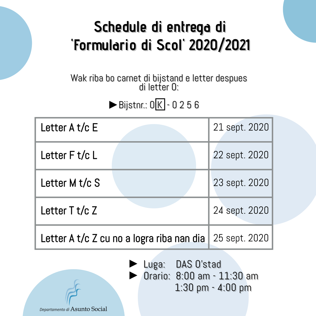 Schedule Di Entrega Pa Social Media