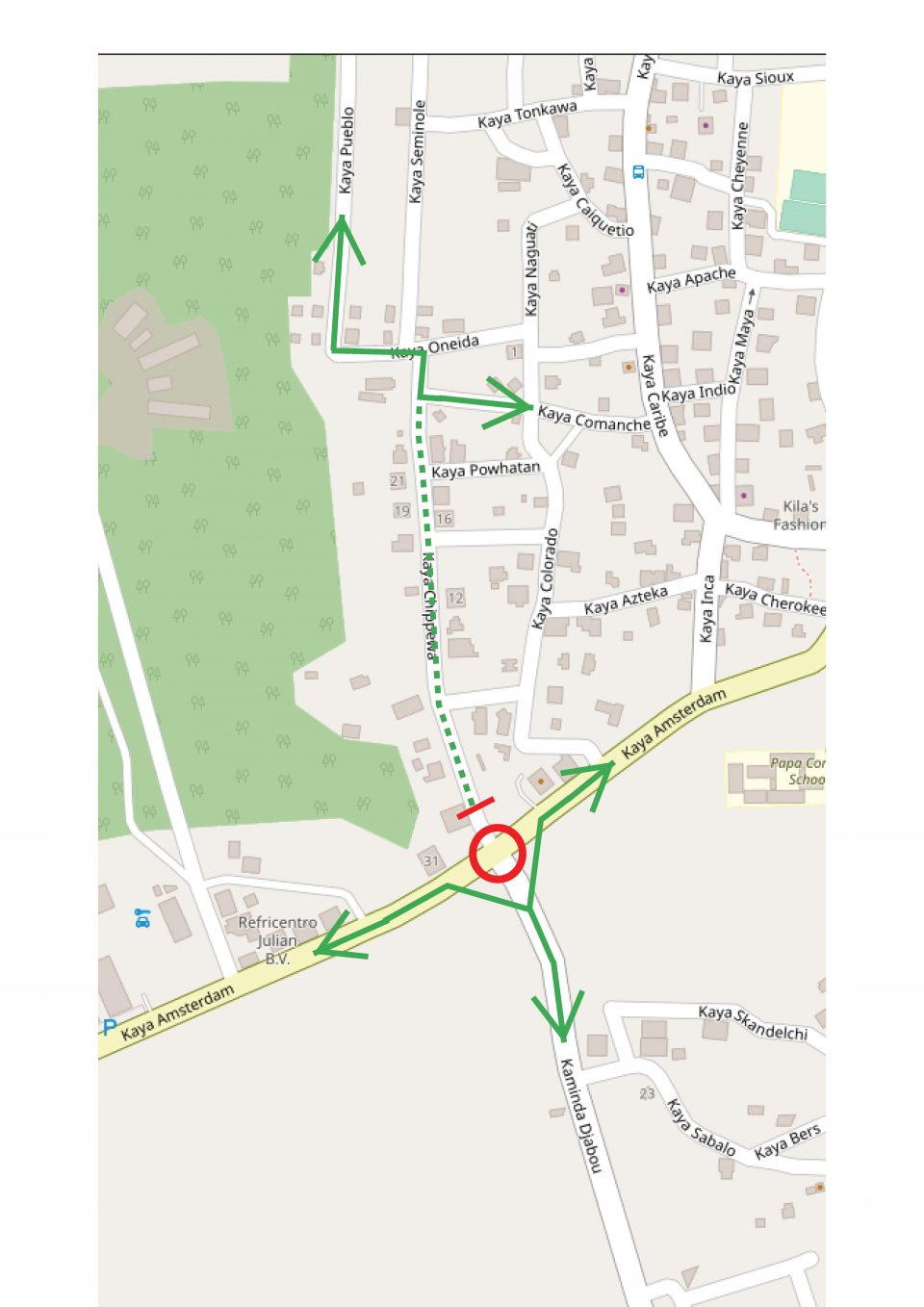 Openstreetmap Afsluiting Rotonde 2 Kaya Amsterdam