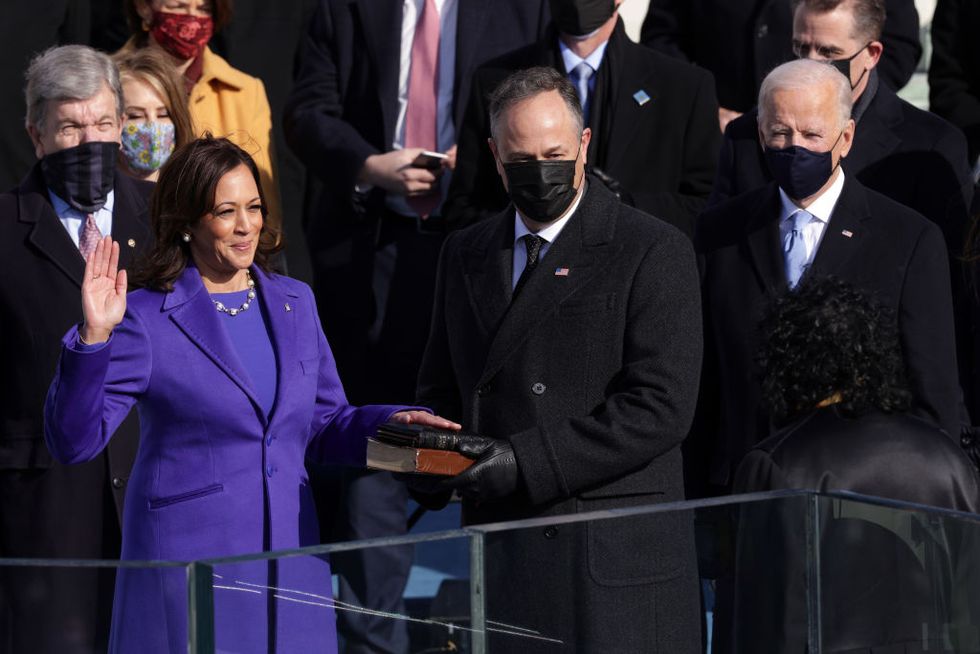 Kamala Harris Is Sworn As U S Vice President By U S Supreme News Photo 1611161699.