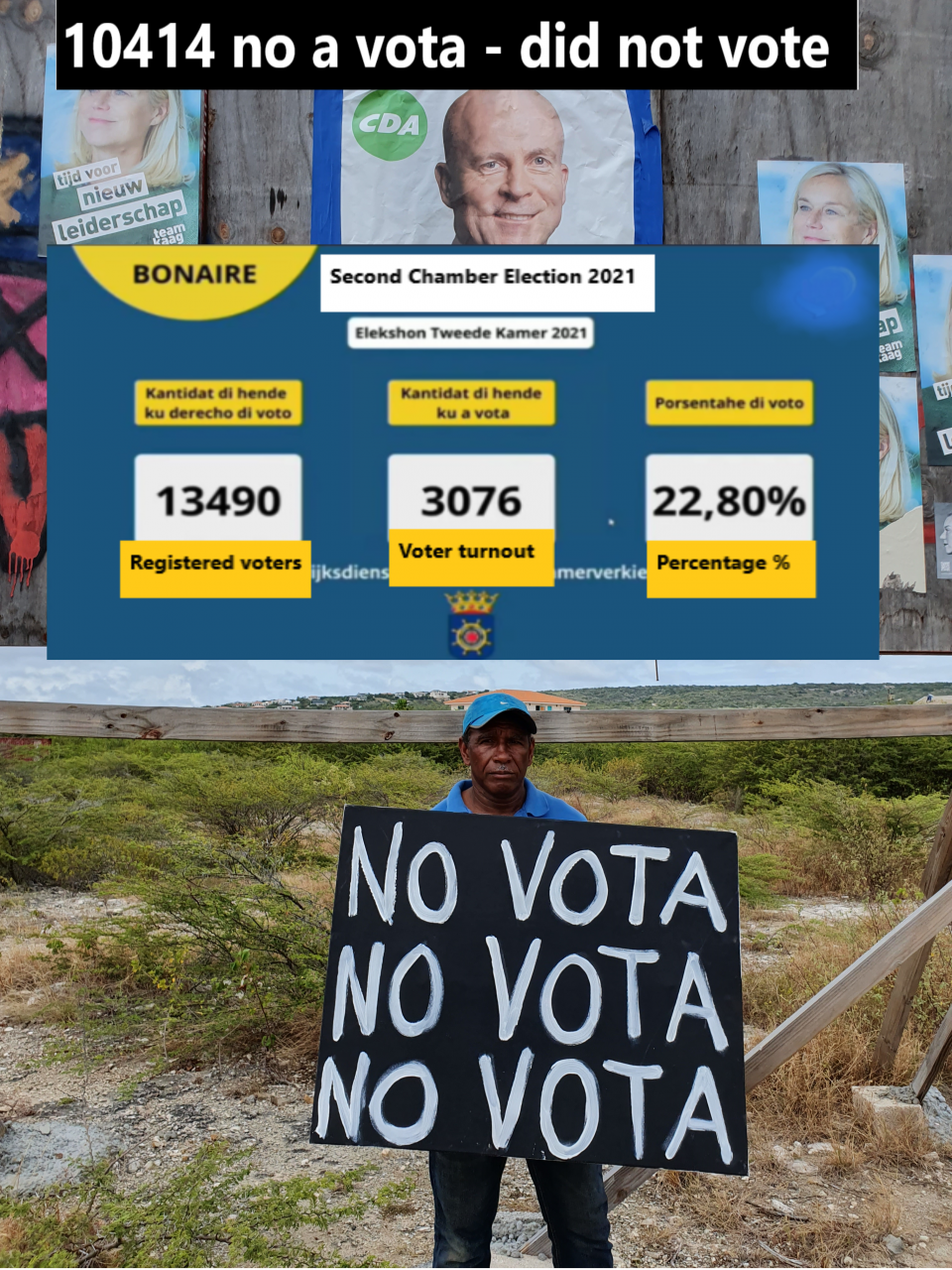10414 No A Vota Did Not Vote Bonaire 2021