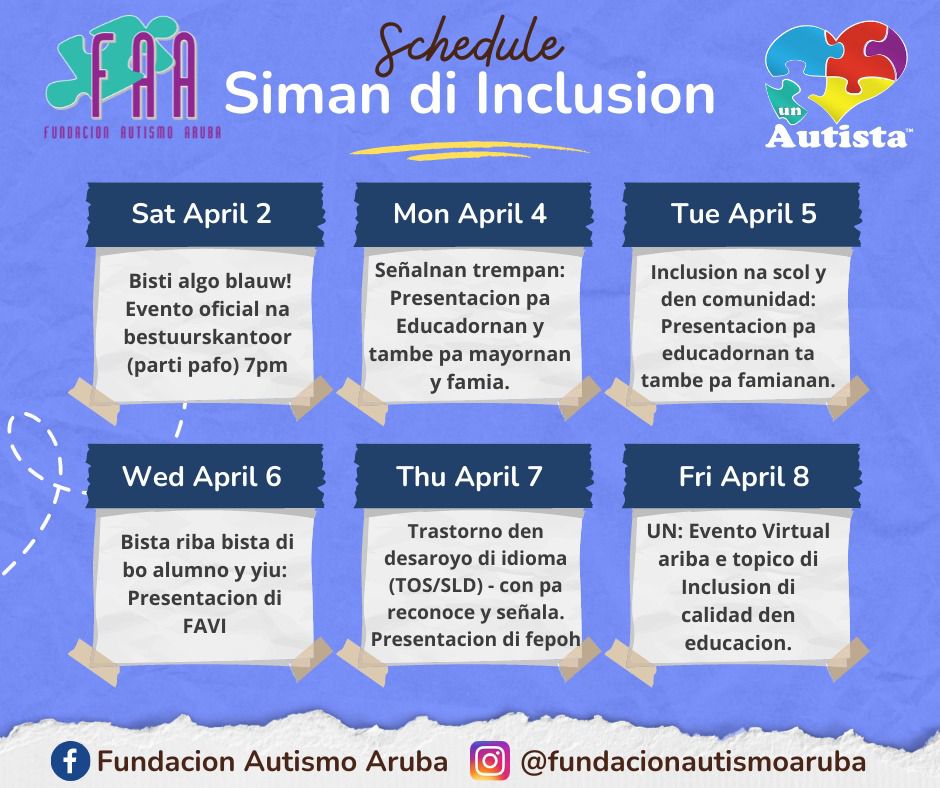 Fundacion Autismo Aruba Faa