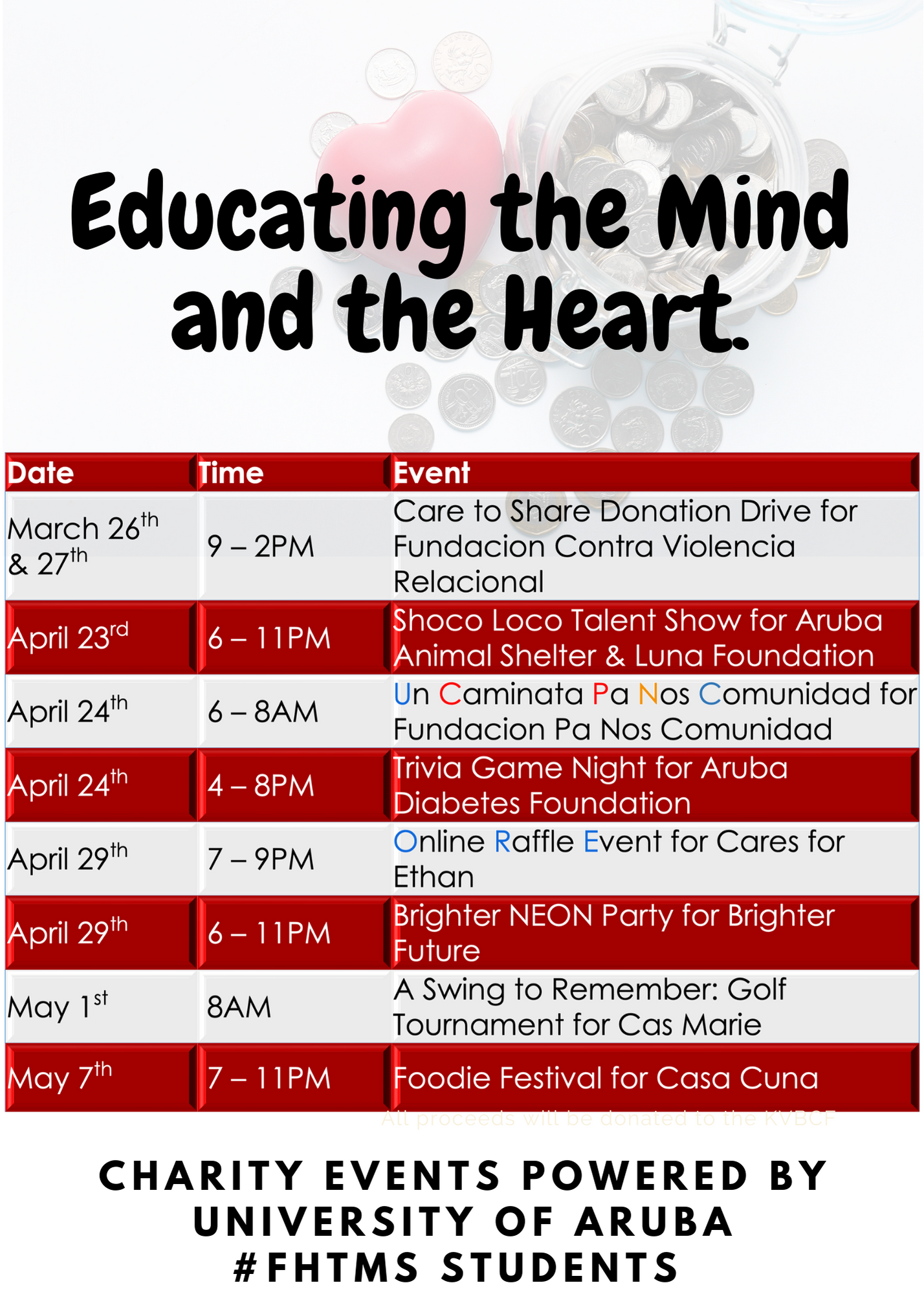 Mice Events Calendar