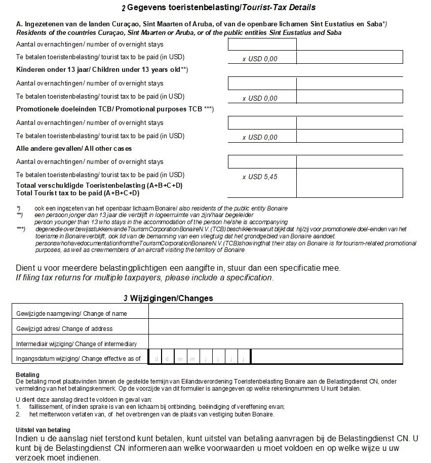 Tourist Tax Details 1