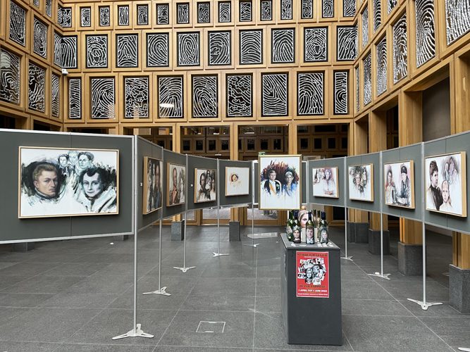 Klein Deel Expo In Centrale Hal Stadhuis