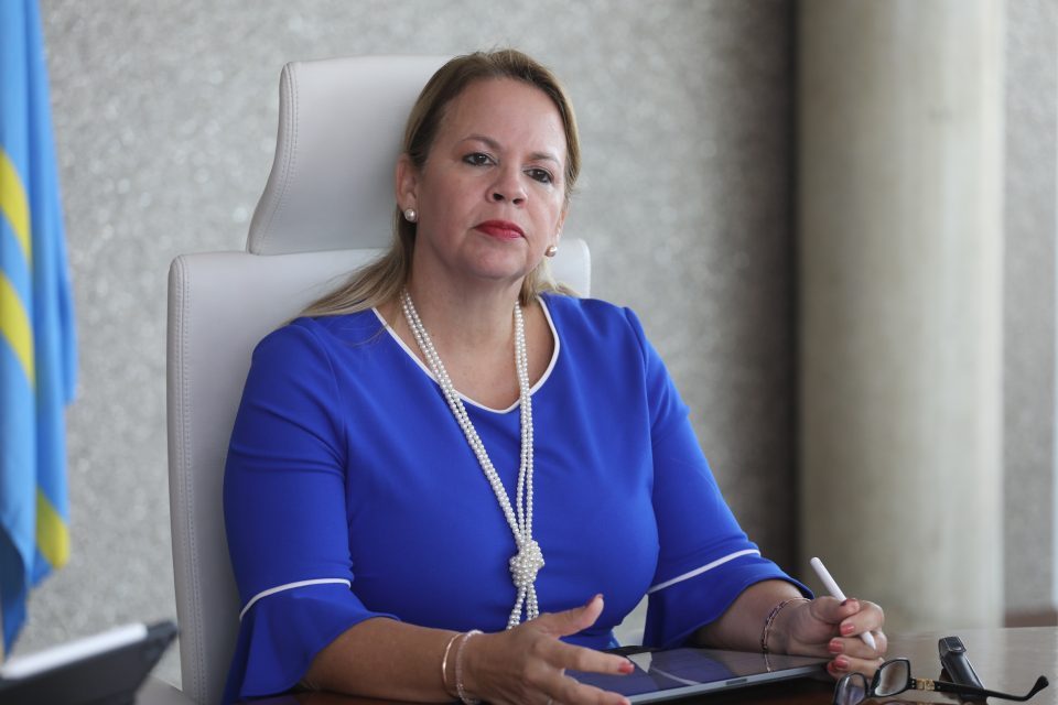 Prome Minister Evelyn Wever Croes