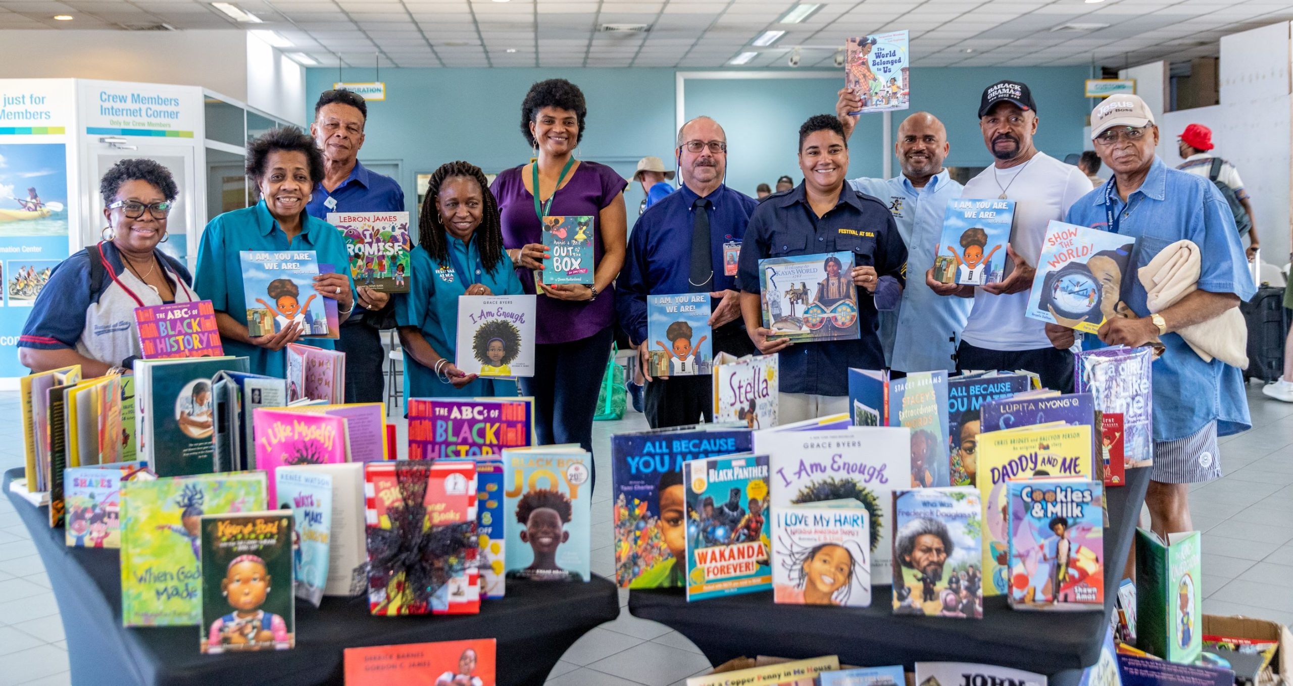 Book Donations At Port In July Scaled