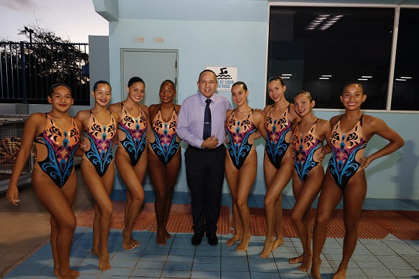 Barracudas Artistic Swimming Aruba Cu Nan Excelente Presentacion Na Competencia Di Artistic Swimming Cccan 2022