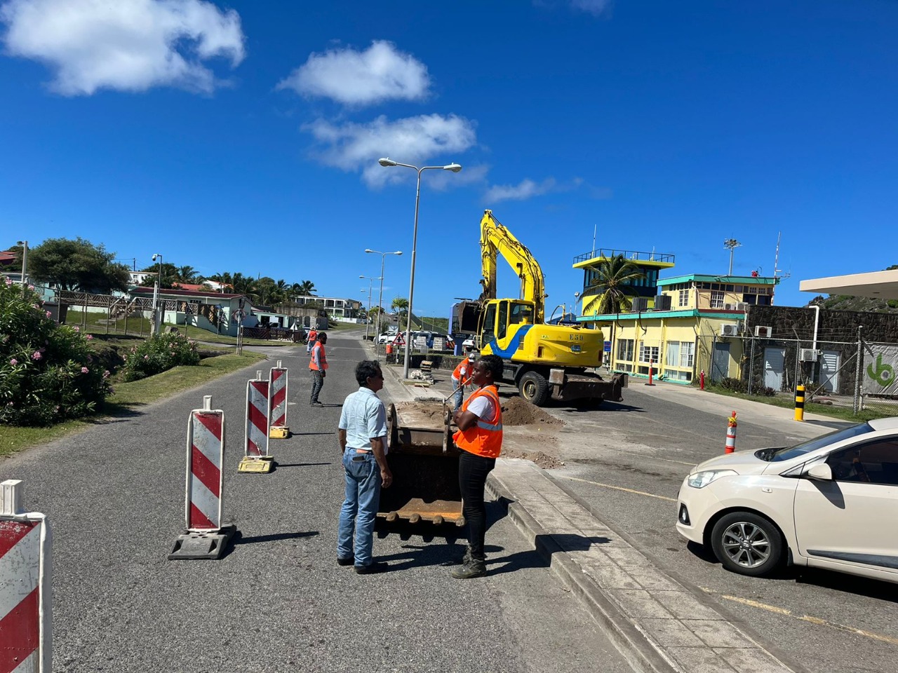 St. Eustatius A Habri E Prome Parti Di Proyecto Di Airport Boulevard 6