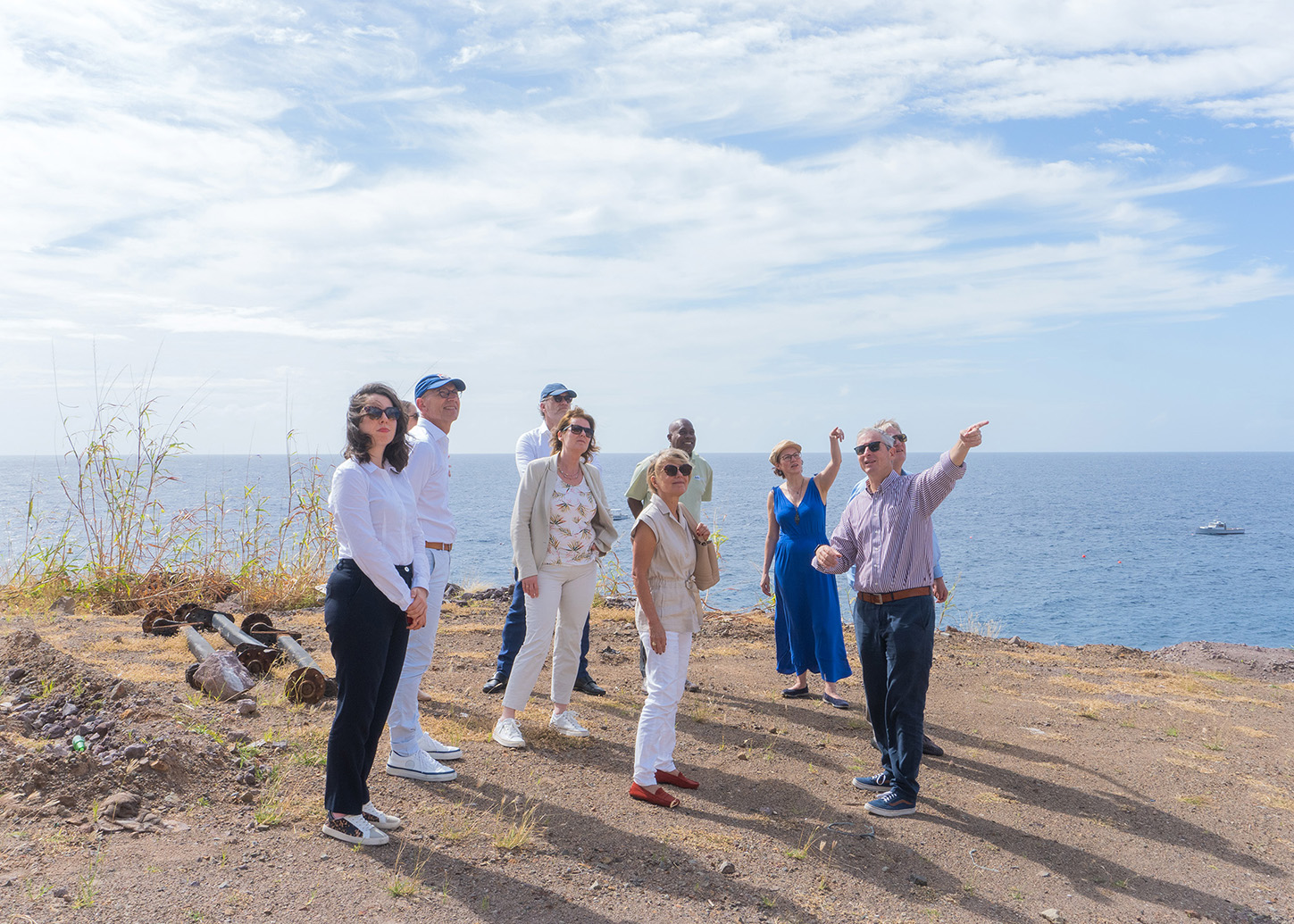 Council Of State Delegation Visits Giles Quarter