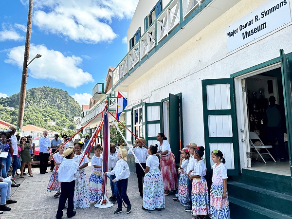 Maypole Dance At Unveiling Sign Osman Simmons Museum...