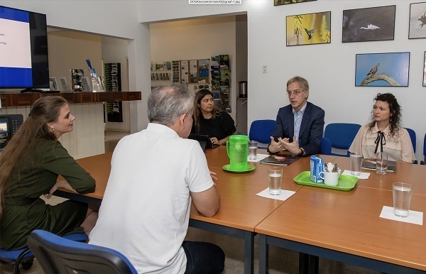 Minister Of Education Culture And Science Mr. Robbert Dijkgraaf Visited The Dcna To Exchange Ideas About Science In The Dutch Caribbean