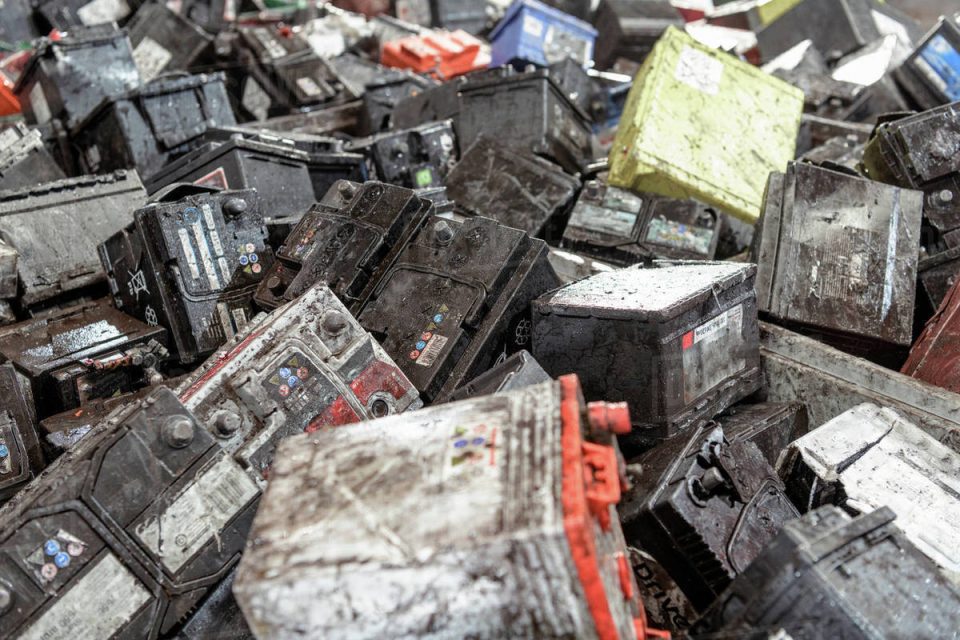 Car Battery Trash