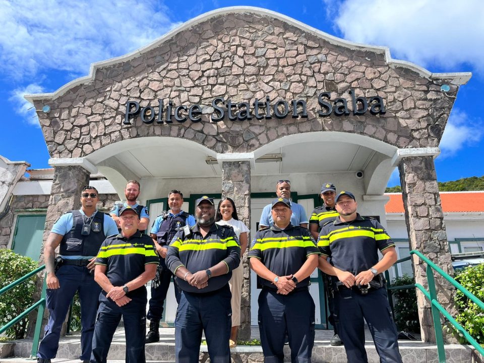 Chief Of Police Alwyn Braaf Visiting Saba