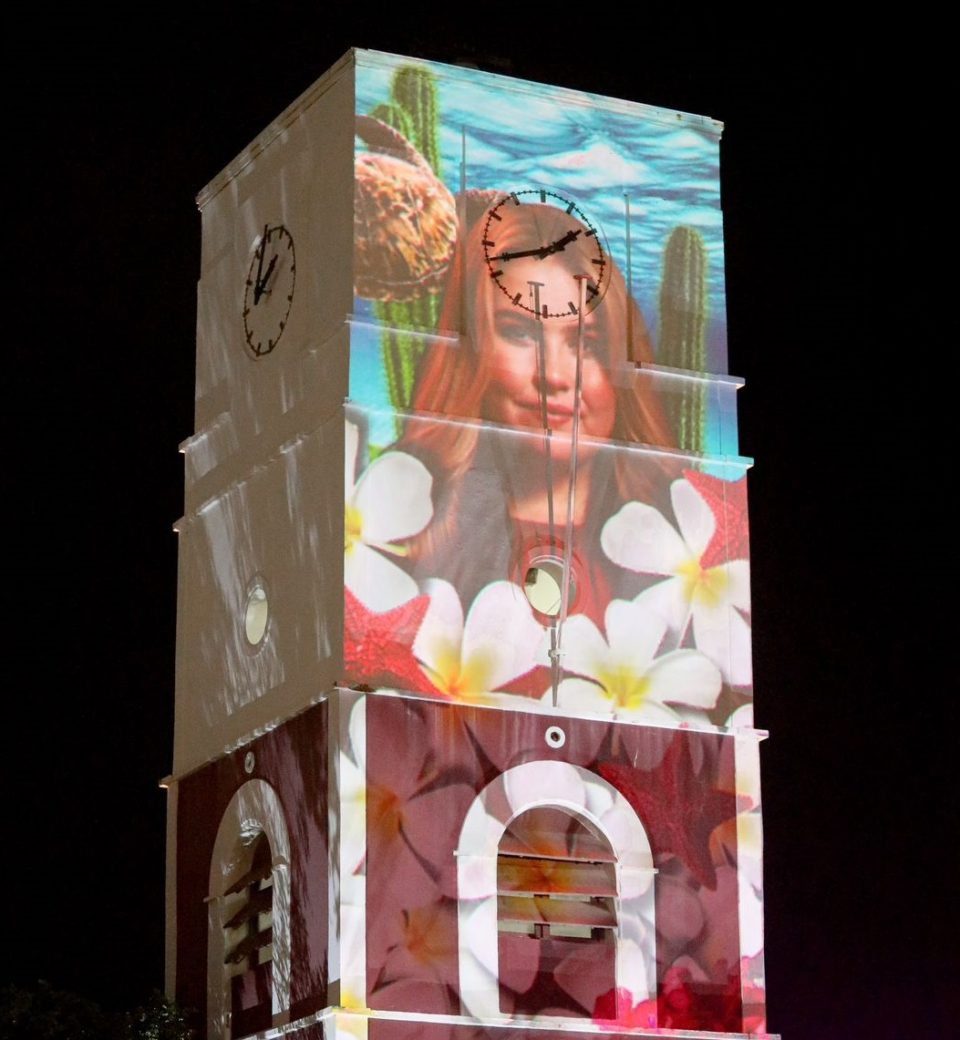 Fort Zoutman A Luci Un Bunita Video Mapping Na Honor Di Princesa Amalia..