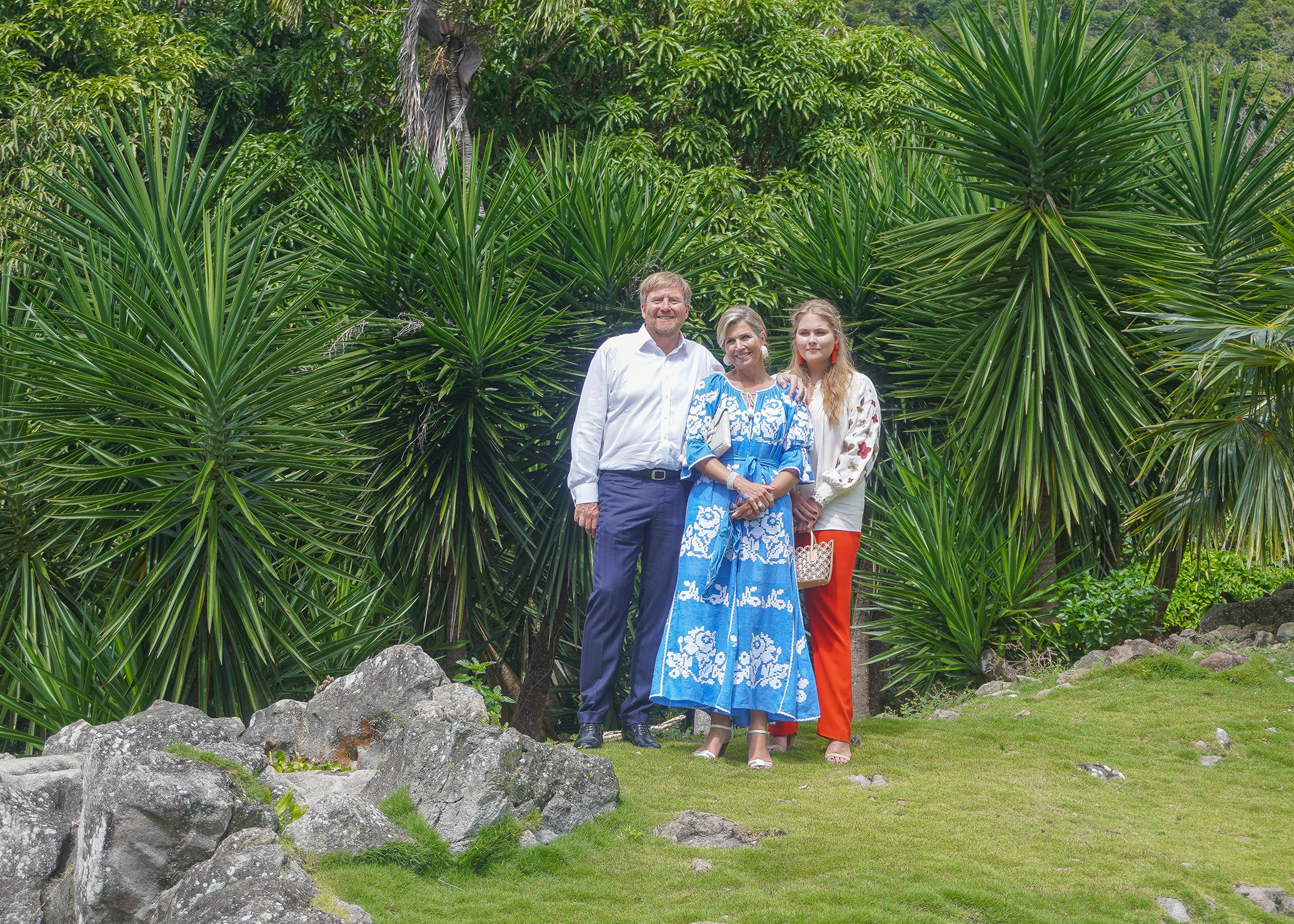 King Queen And Princess At Museum Grounds