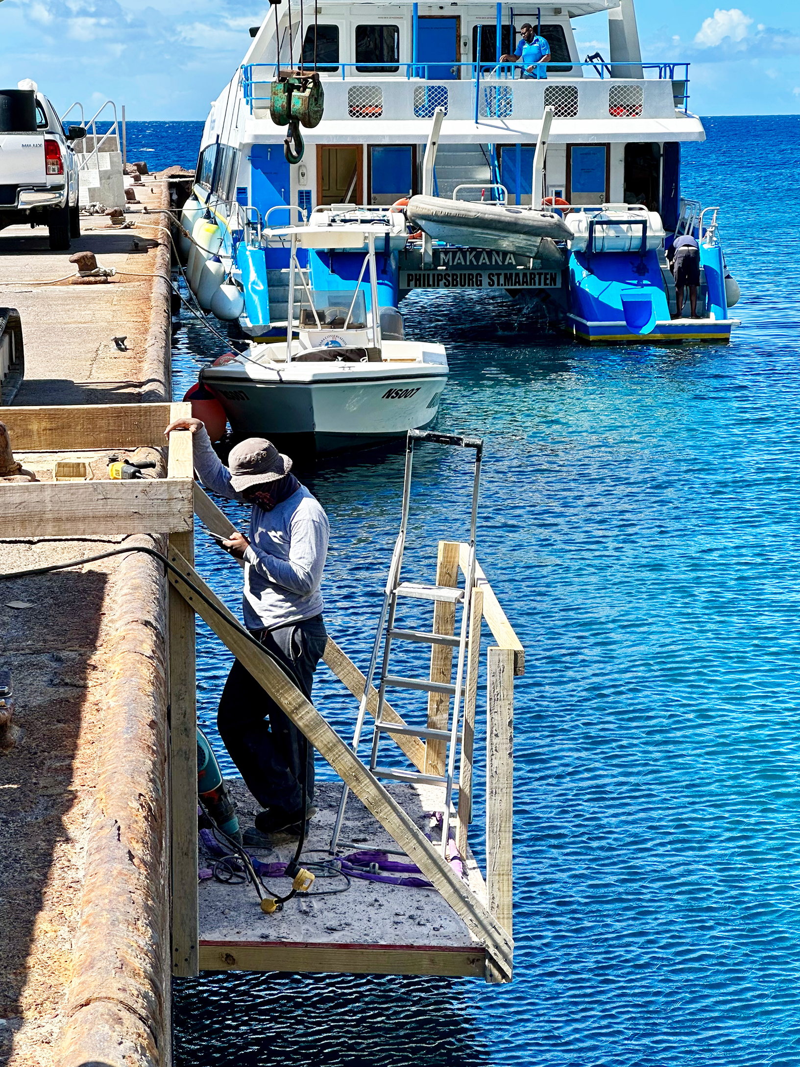 Upgrading Works On The Capt. Leo Chance Pier