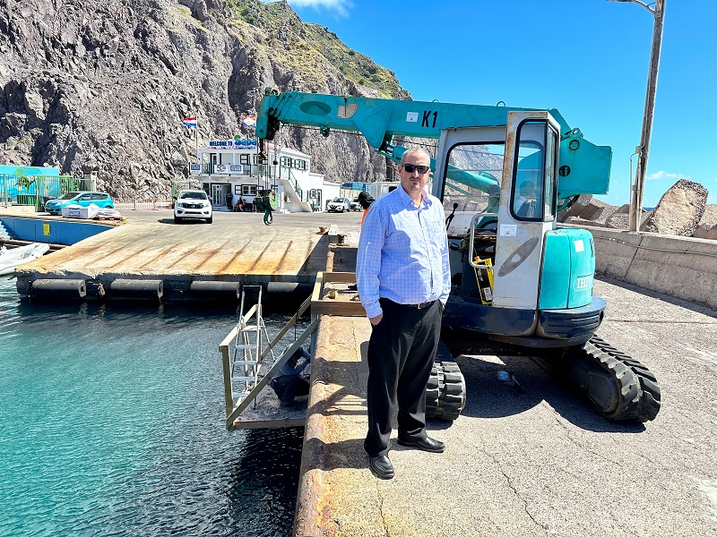 Visit Bruce To Fort Bay Pier To Inspect Work