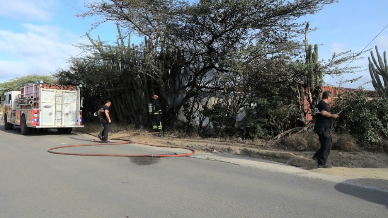 Brandweer Aruba Cu Man Yen Diamars Atardi Berghok A Kima Na Piedra Plat..