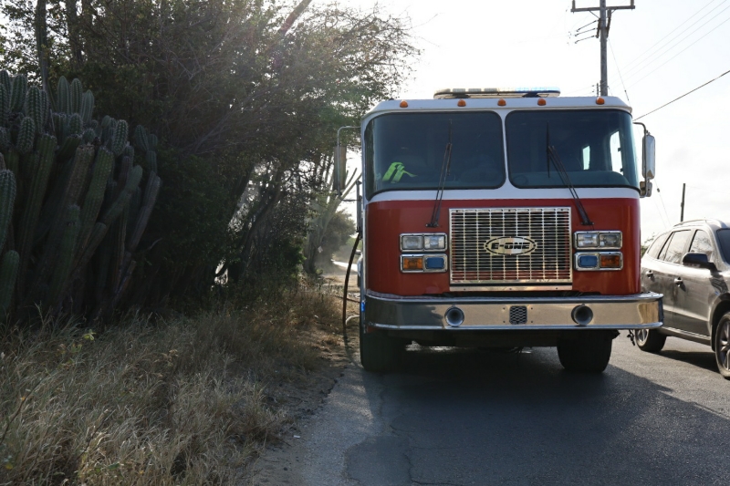 Brandweer Aruba Cu Man Yen Diamars Atardi Berghok A Kima Na Piedra Plat