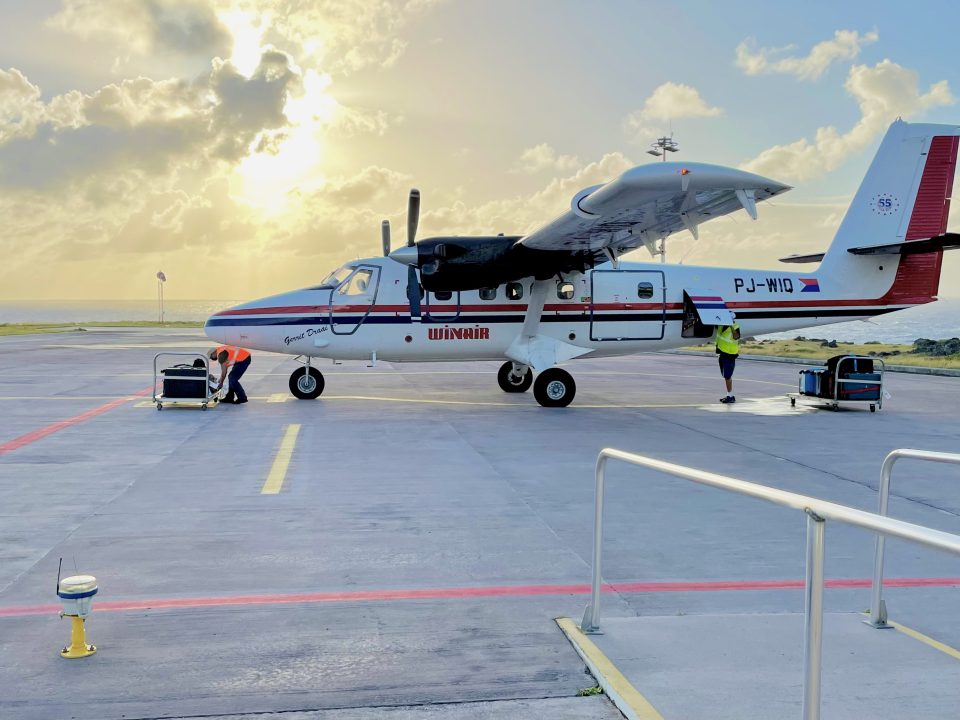 Winair At Saba Airport 01