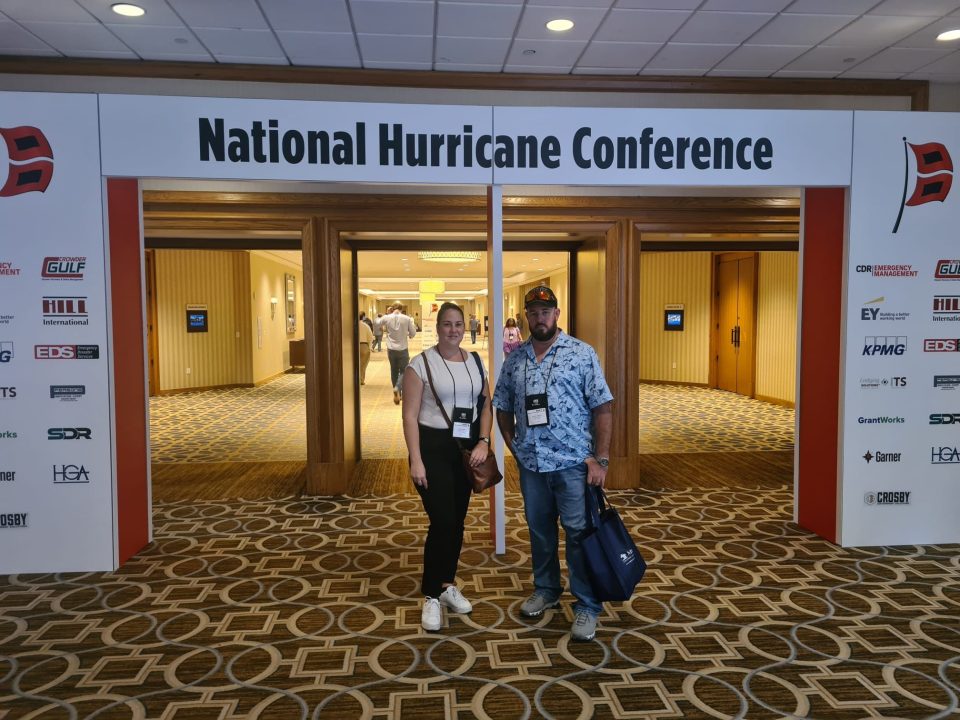 Nicole And Travis Johnson At National Hurricane Conference