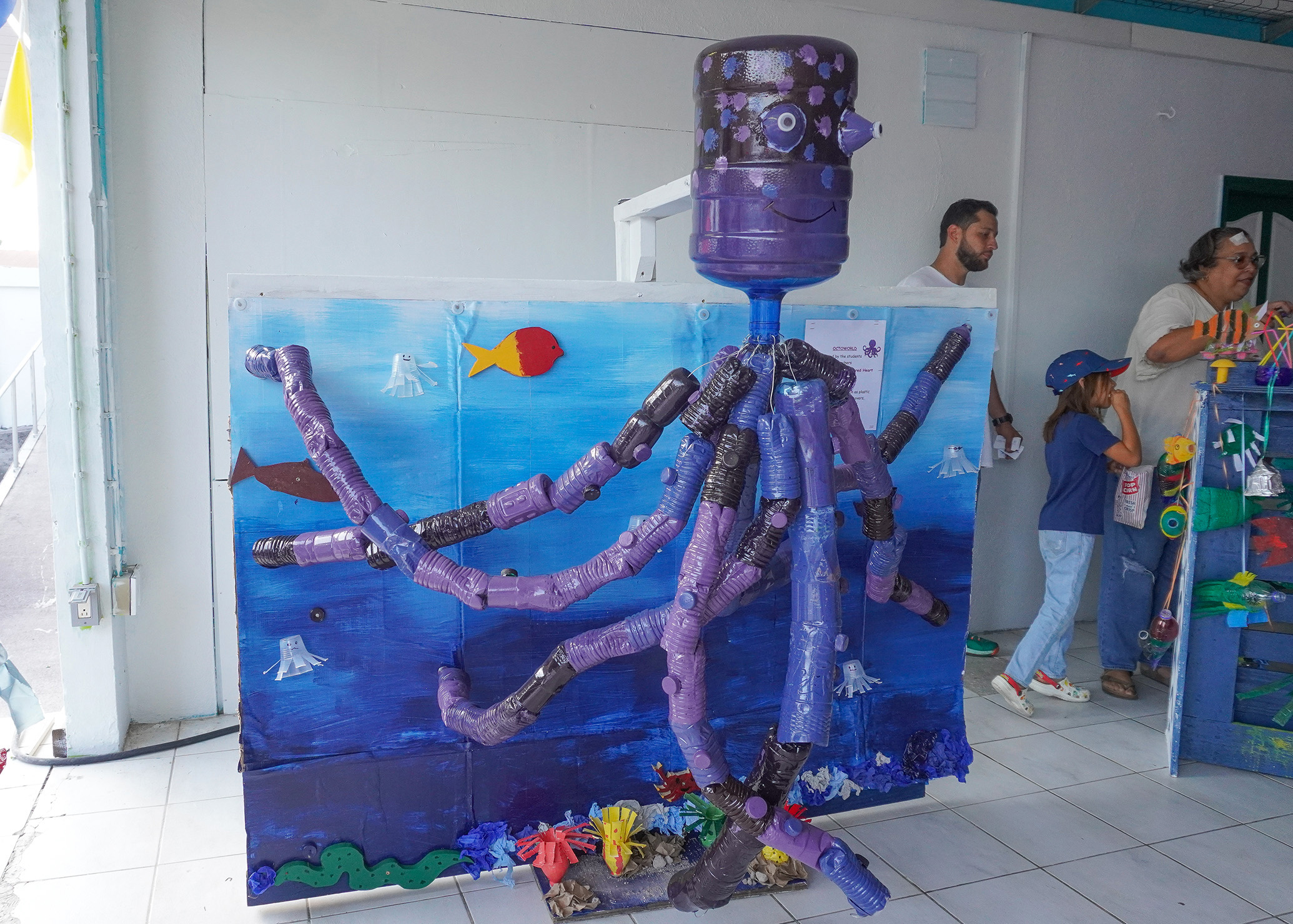 Octoworld Winner Of The Sculpture Contest Primary School