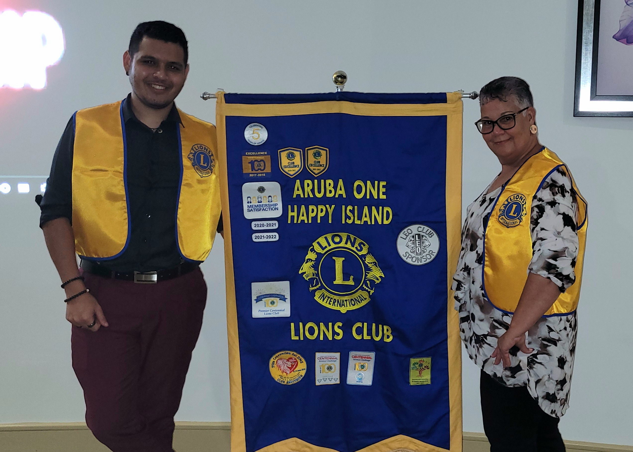 Aruba One Happy Island Lions Club A Instala 2 Miembro Nobo.5