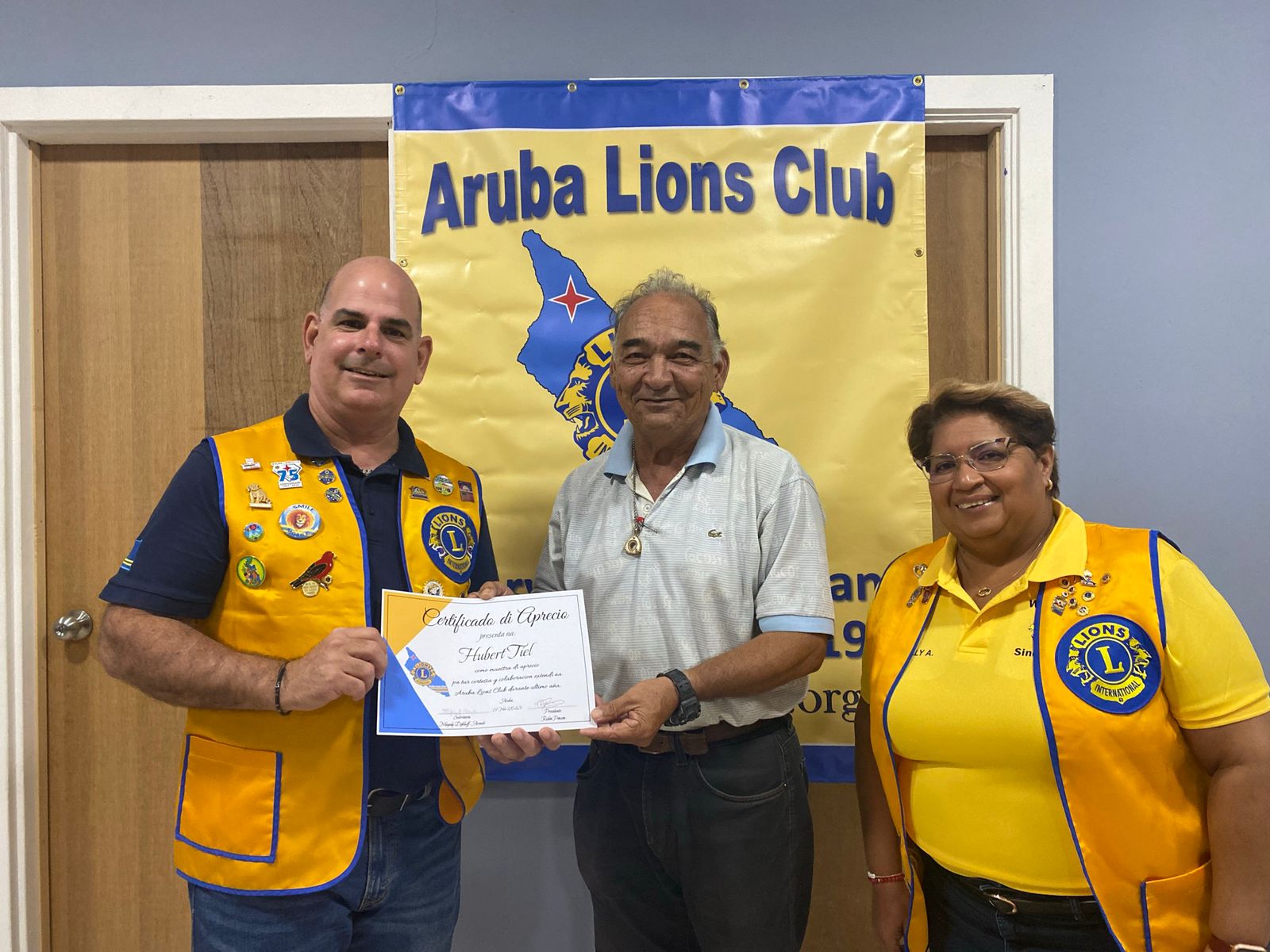Encuentro Cu Prensa Pa Gradici Cada Un Di Nan Pa Nan Aporte Cu Aruba Lions Club 1 1