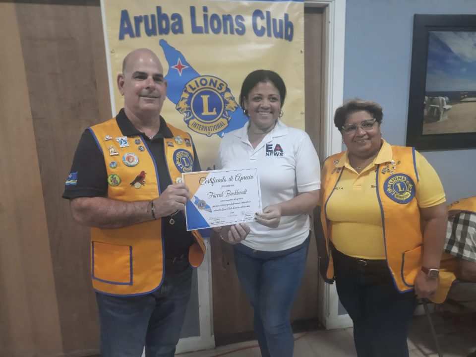 Encuentro Cu Prensa Pa Gradici Cada Un Di Nan Pa Nan Aporte Cu Aruba Lions Club