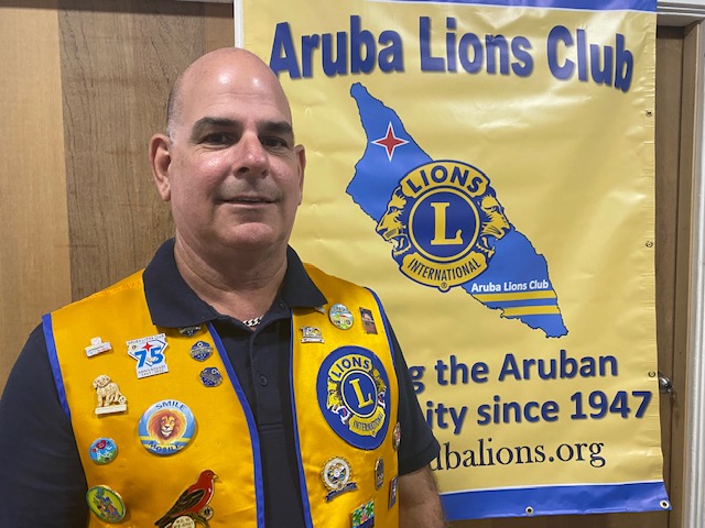 Presidente Di Aruba Lions Club Rubin Ponson