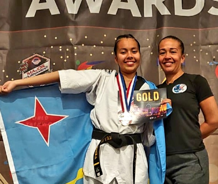 Aleysha Macea Atleta Orguyo Di Tiger Taekwondo Academy.2