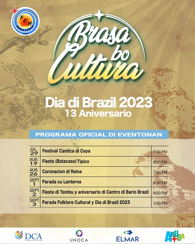 Aruba Tourism Authority Ta Uni Na Celebracion Di Dia Di Brazil 2023 1