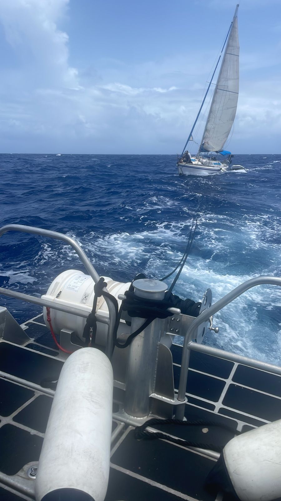 Coast Guards Assisted A Sailing Vessel At St. Maarten.2