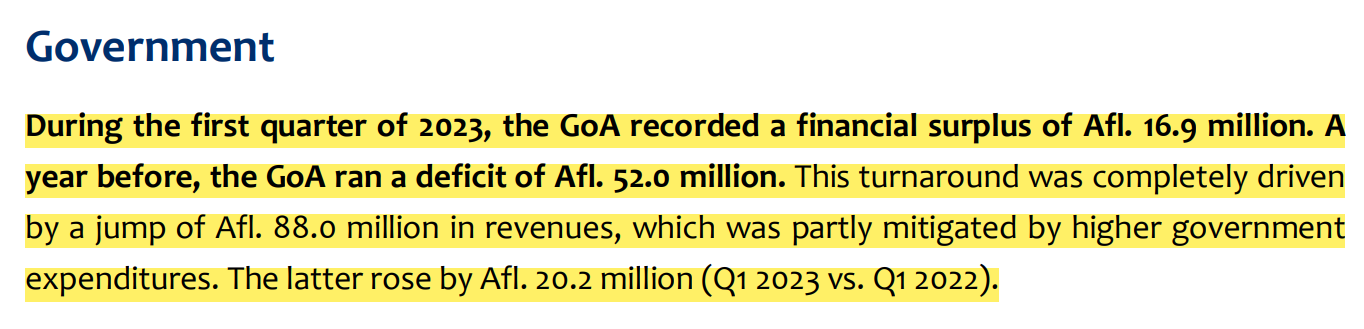 Government Revenue And Expenditure Cba Economic Outlook Q1 2023