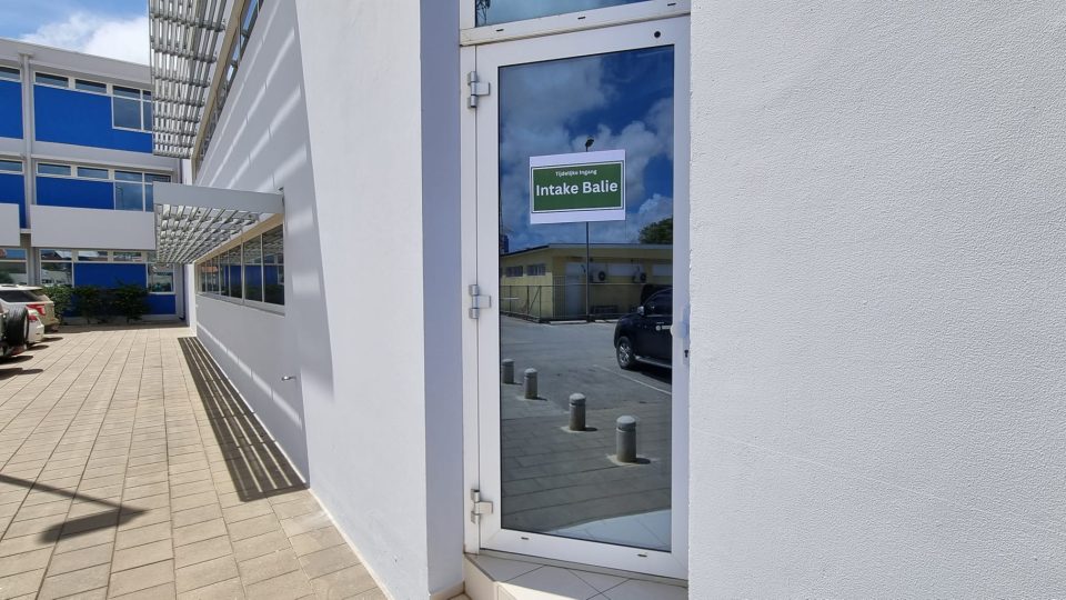 Ingang Intakebalie Politiebureau Bonaire Tijdelijk Van Locatie Veranderd