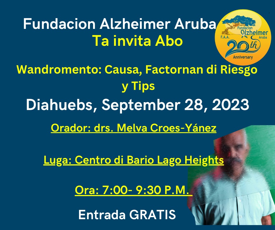 Pap Fundacion Alzheimer Aruba 1
