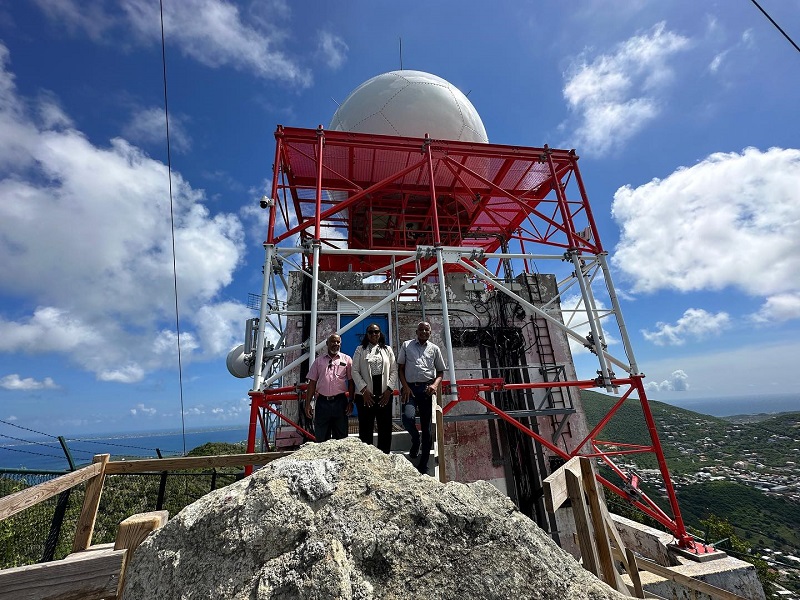 Pap Prome Minister Silveria Jacobs A Haci Bishita Na Rada Nobo Riba Punta Di St. Peters Hill Di St Maarten 1