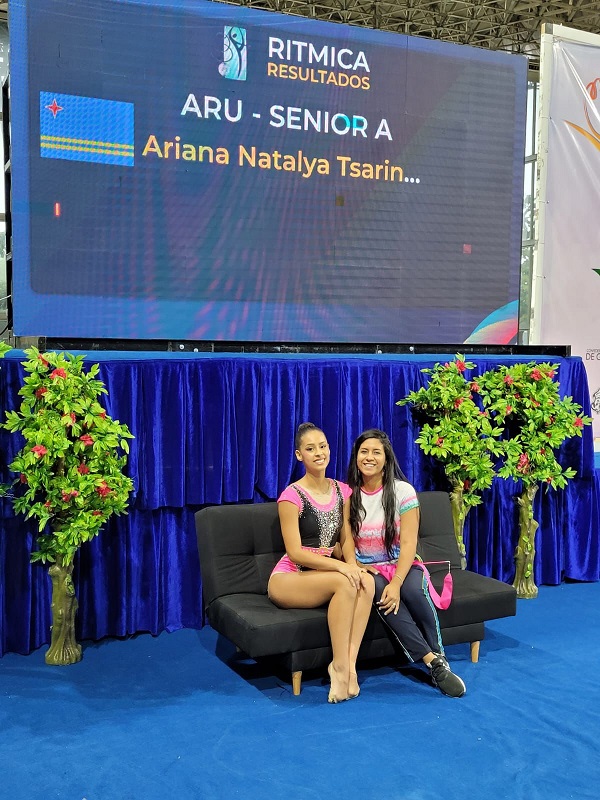 Ariana Croes A Representa Nos Dushi Isla Di Aruba Pa Prome Biaha Den Historia Den E Campeonato Sudamericano Di Gimnasia Ritmica.2