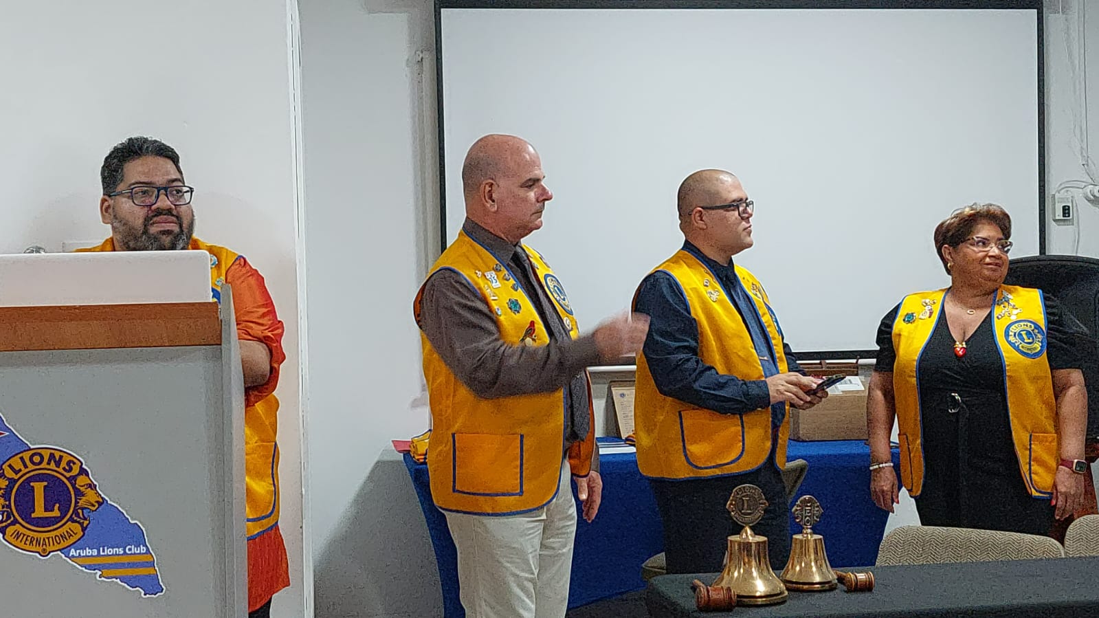 Aruba Lions Club A Instala Varios Miembro Nobo 1