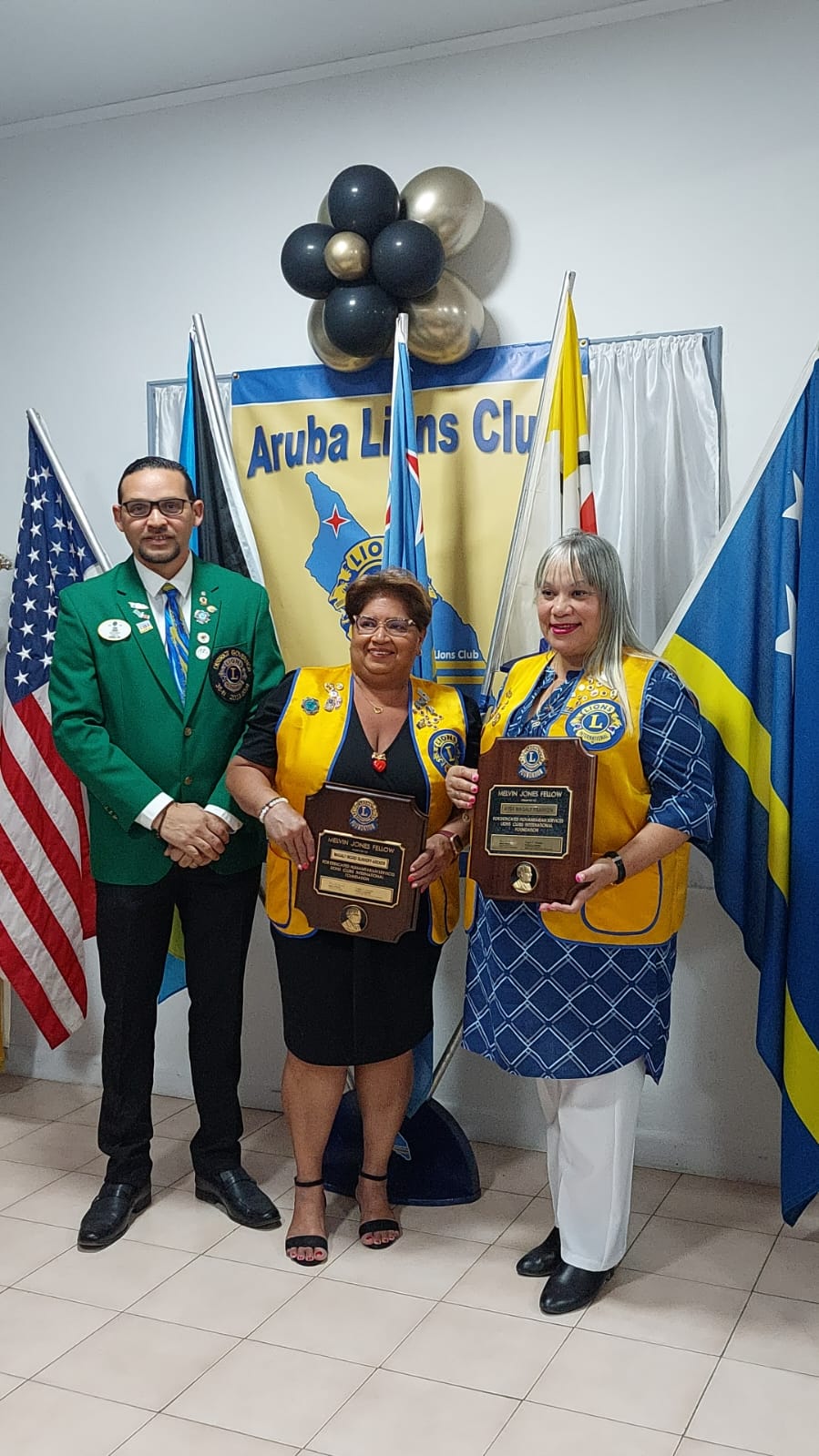 Aruba Lions Club A Instala Varios Miembro Nobo.10