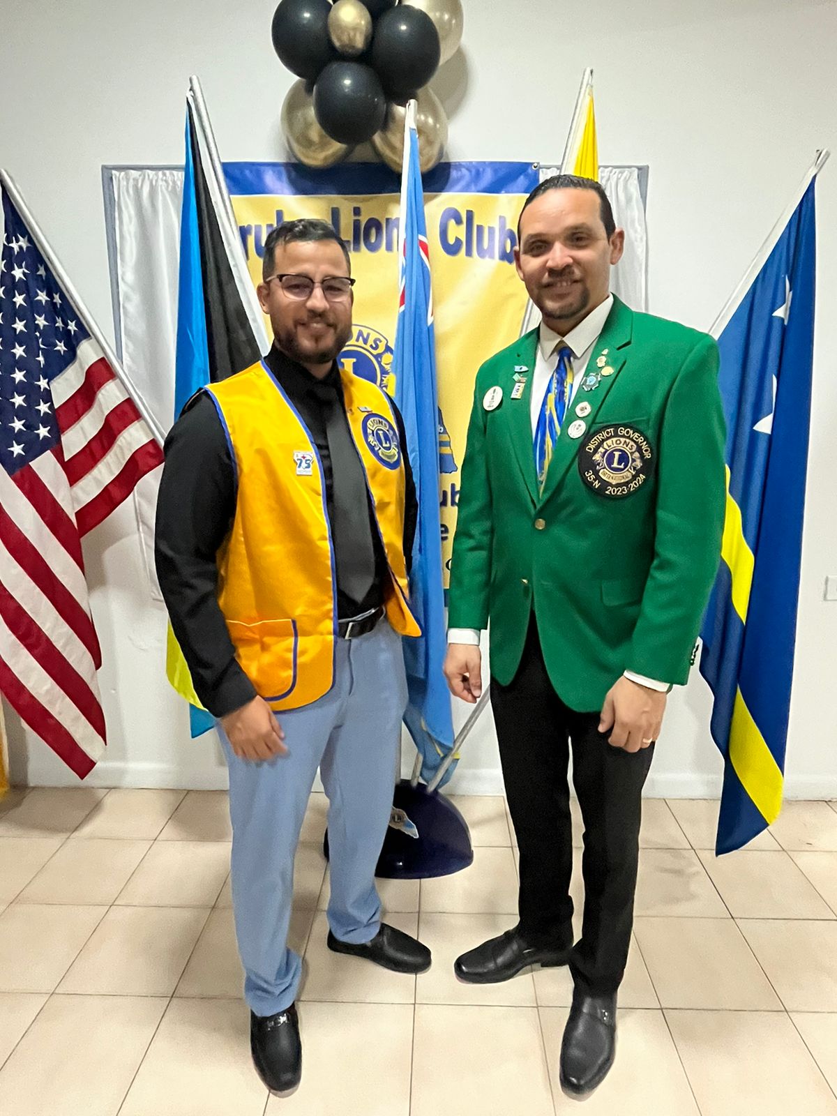 Aruba Lions Club A Instala Varios Miembro Nobo.12