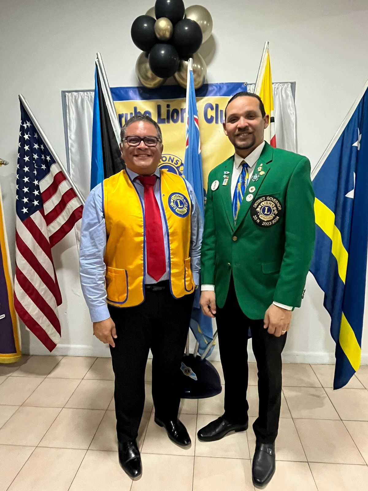 Aruba Lions Club A Instala Varios Miembro Nobo.2