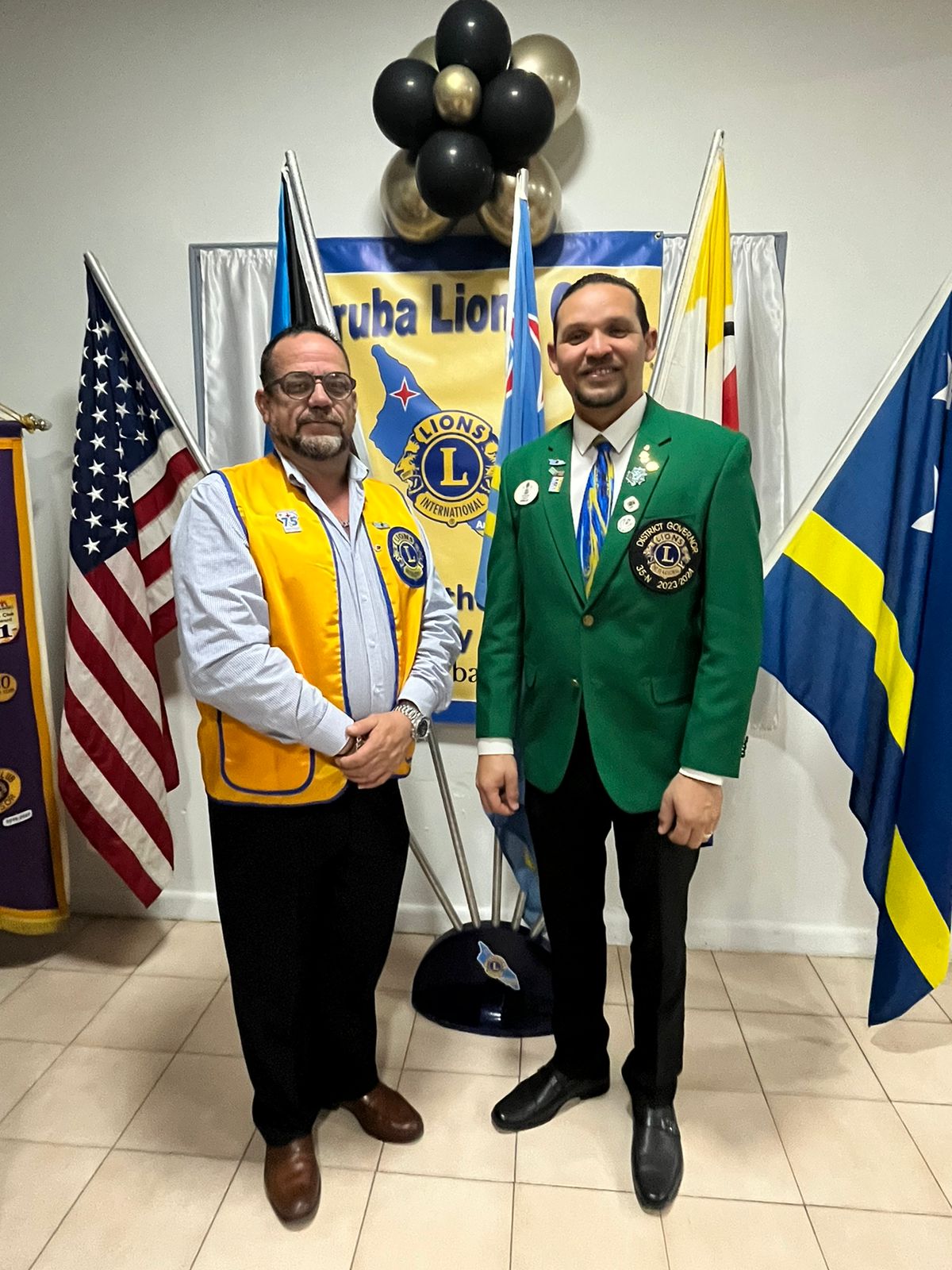 Aruba Lions Club A Instala Varios Miembro Nobo.3