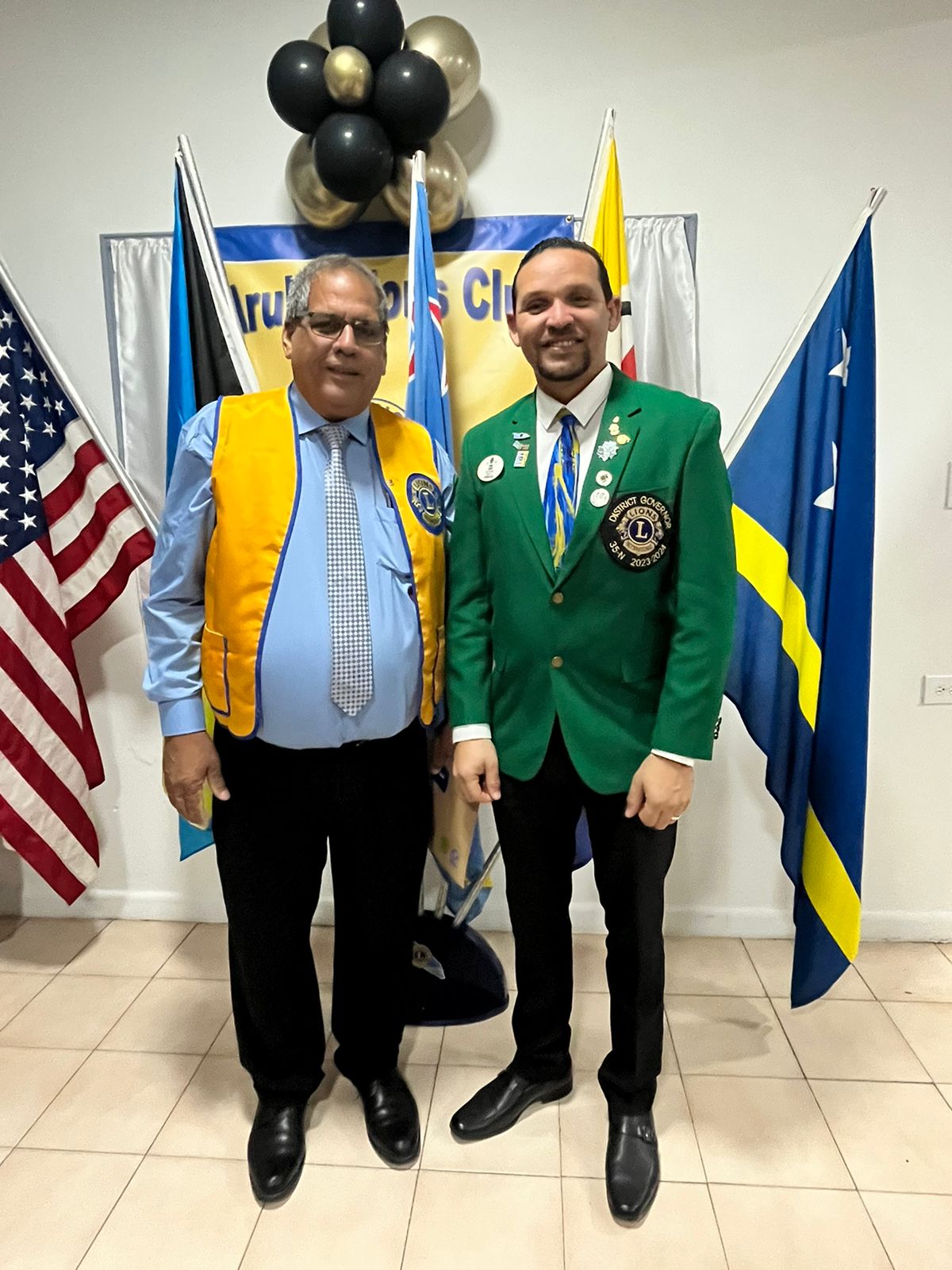 Aruba Lions Club A Instala Varios Miembro Nobo.4