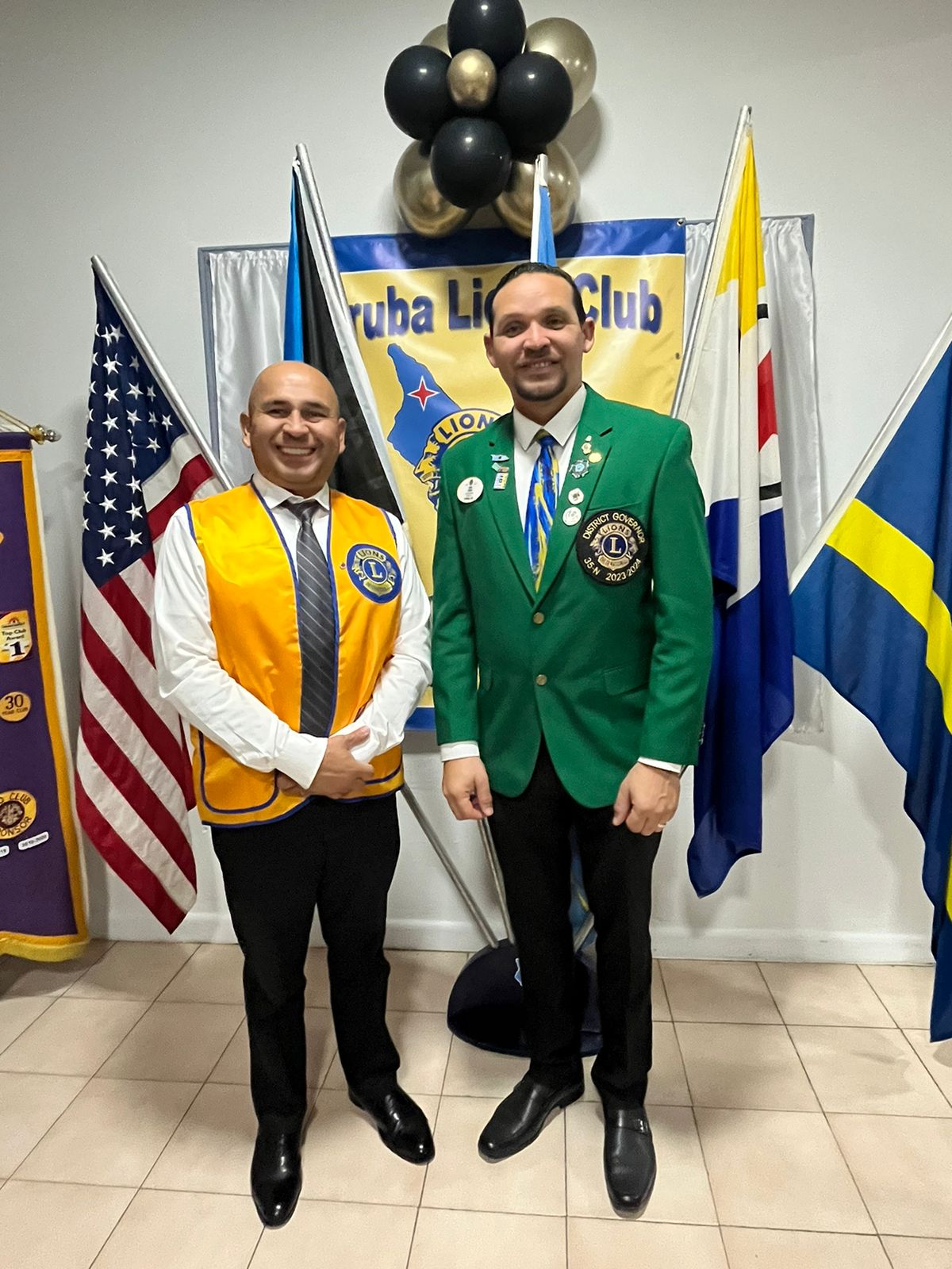 Aruba Lions Club A Instala Varios Miembro Nobo.8