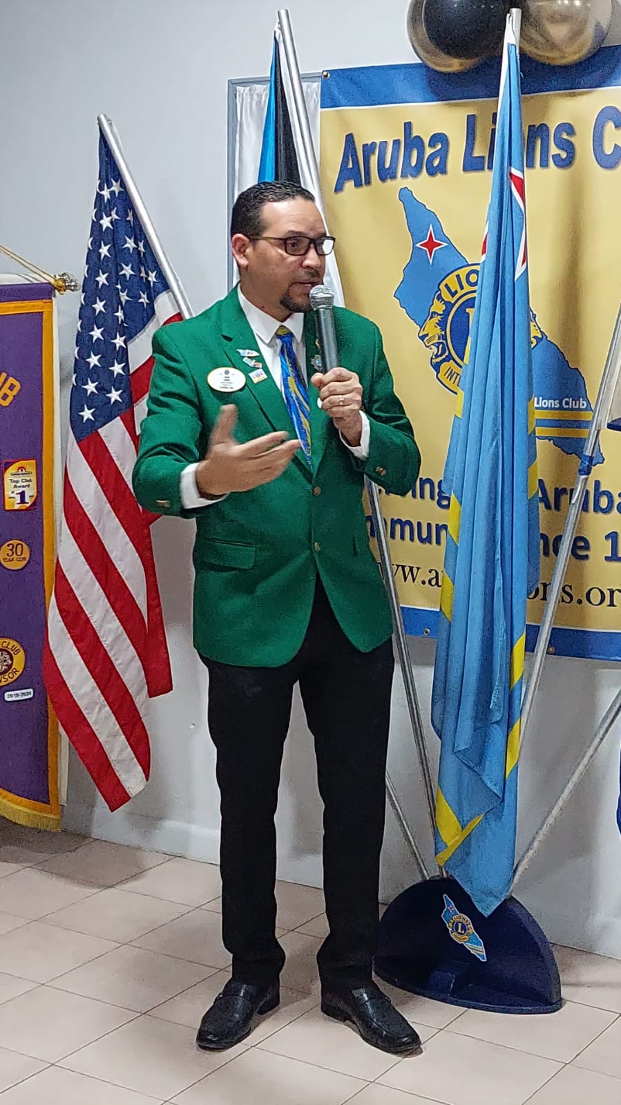 Aruba Lions Club A Instala Varios Miembro Nobo