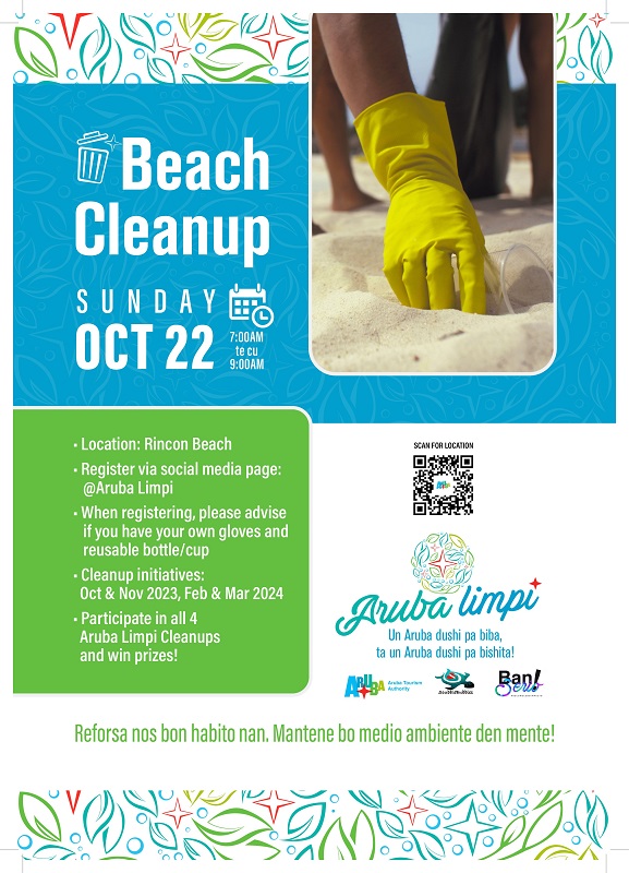 Beach Cleanup Na Rincon Beach Diadomingo Awo