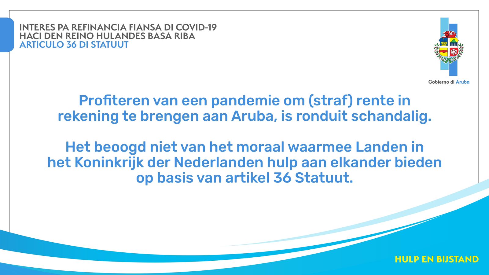 Minister Maduro Ta Splica E Intencion Di Articulo 36 Di Statuut Cu Ta E Base Pa Aruba Fia Placa Di Hulanda Pa Por A Sobrevivi E Pandemia Di Covid 19.6
